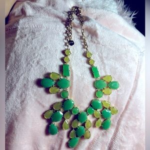 Stella and Dot - Green fashion necklace